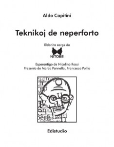 Copertina del libro Teknikoj de neperforto